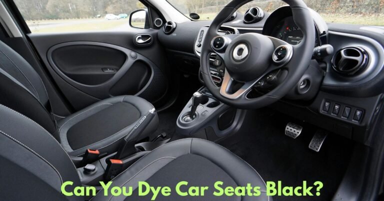 Can You Dye Car Seats Black​? image