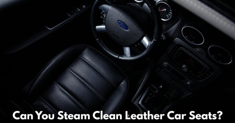 Can You Steam Clean Leather Car Seats? image
