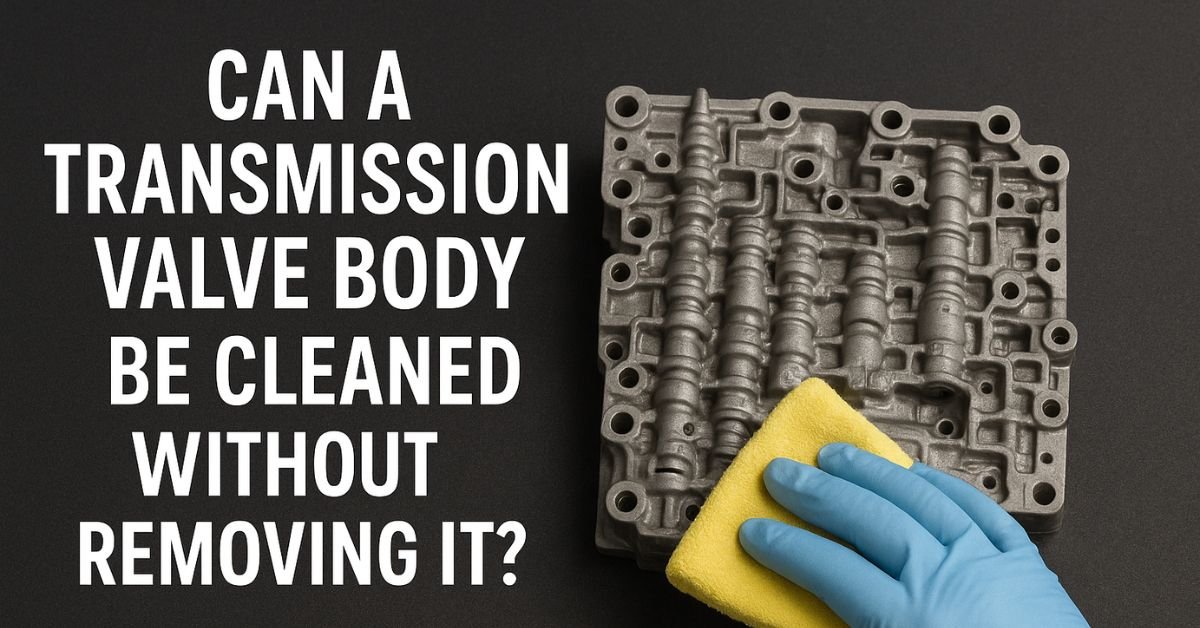 Can a Transmission Valve Body Be Cleaned Without Removing It? image