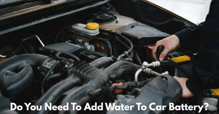 Do You Need To Add Water To Car Battery? image