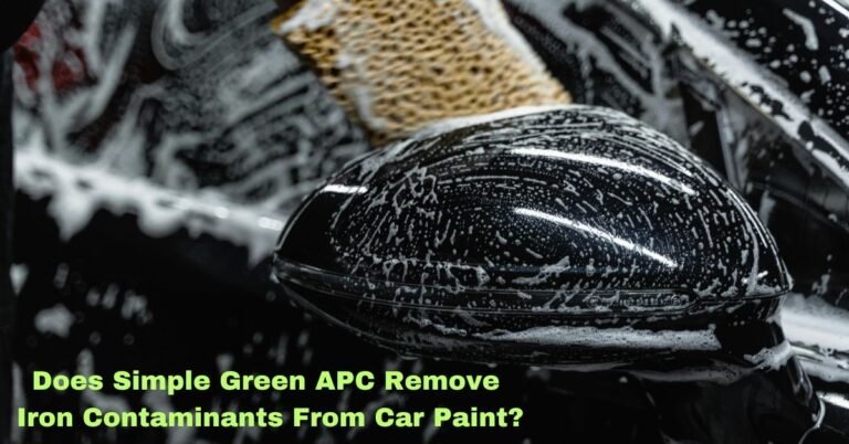 Does Simple Green APC Remove Iron Contaminants From Car Paint? image