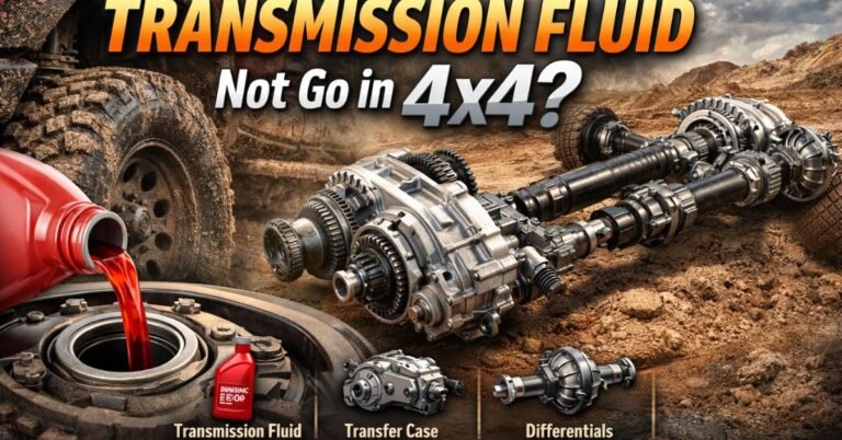 Does Transmission Fluid Not Go in 4×4 Vehicles?