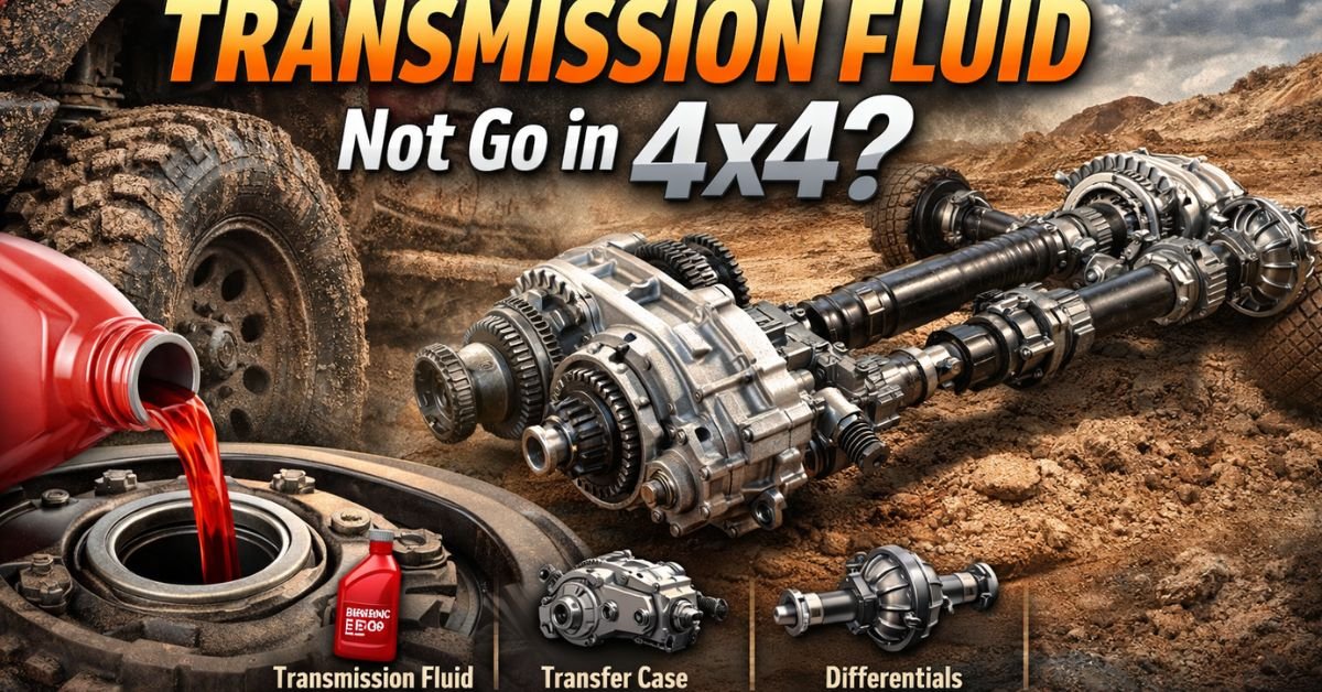 Does Transmission Fluid Not Go in 4×4 Vehicles?