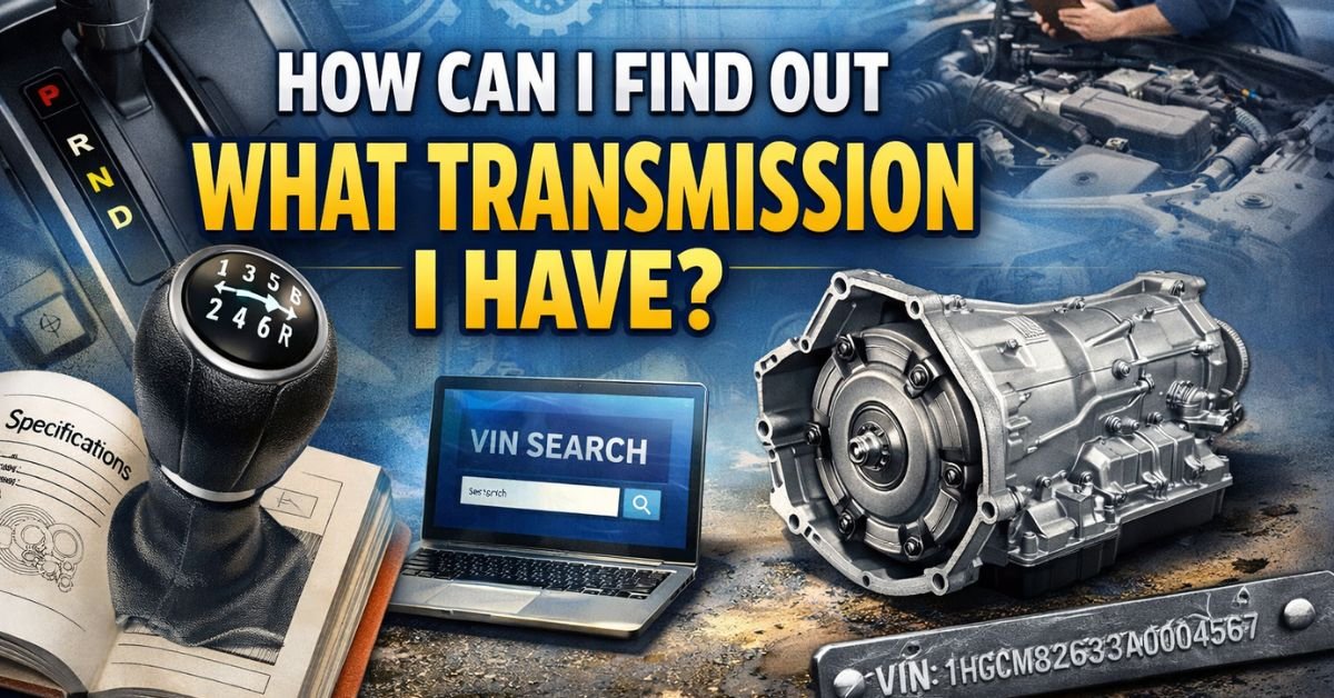 How Can I Find Out What Transmission I Have? image