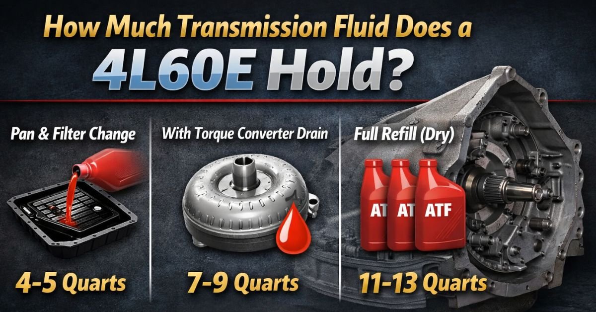 How Much Transmission Fluid Does a 4L60E Hold? image