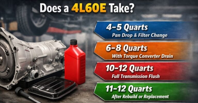 How Much Transmission Fluid Does a 4L60E Take? image