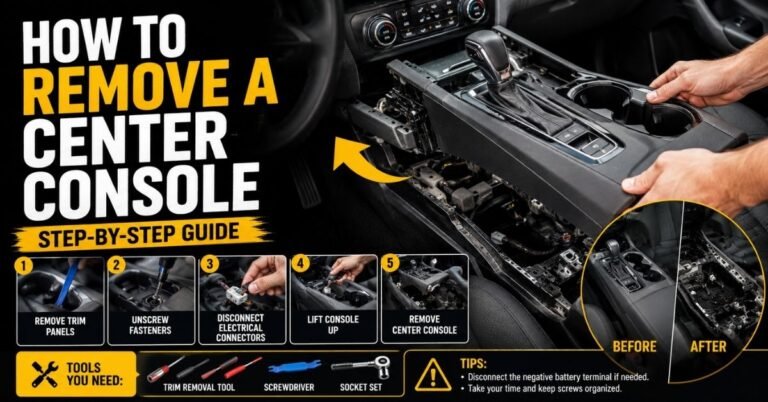 How to Remove a Center Console? image