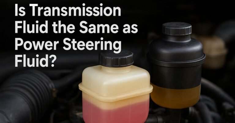 Is Transmission Fluid the Same as Power Steering Fluid image