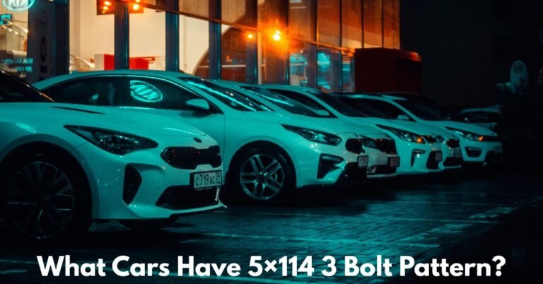 What Cars Have 5x114 3 Bolt Pattern? image