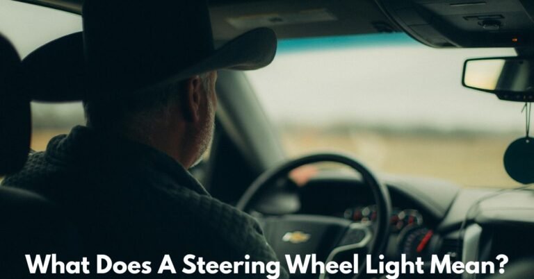 What Does A Steering Wheel Light Mean? image
