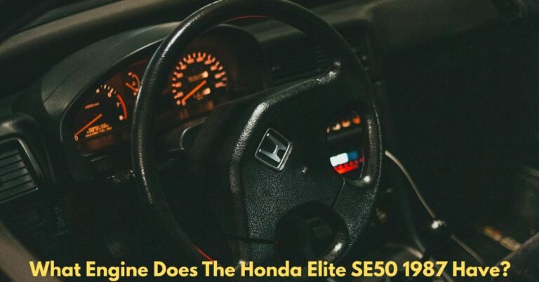 What Engine Does The Honda Elite SE50 1987 Have? image