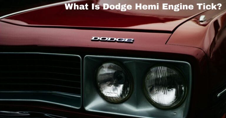 What Is Dodge Hemi Engine Tick? image