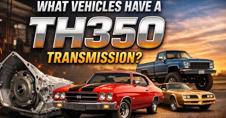 What Vehicles Have a TH350 Transmission? image