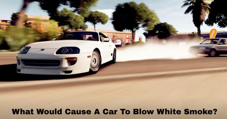 What Would Cause A Car To Blow White Smoke? image
