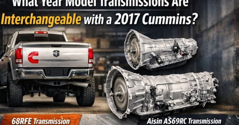 What Year Model Transmissions Are Interchangeable With a 2017 Cummins? image