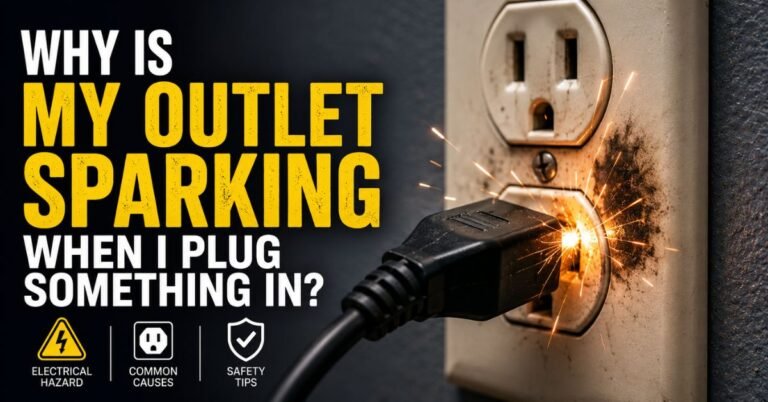 Why Is My Outlet Sparking When I Plug Something In? image