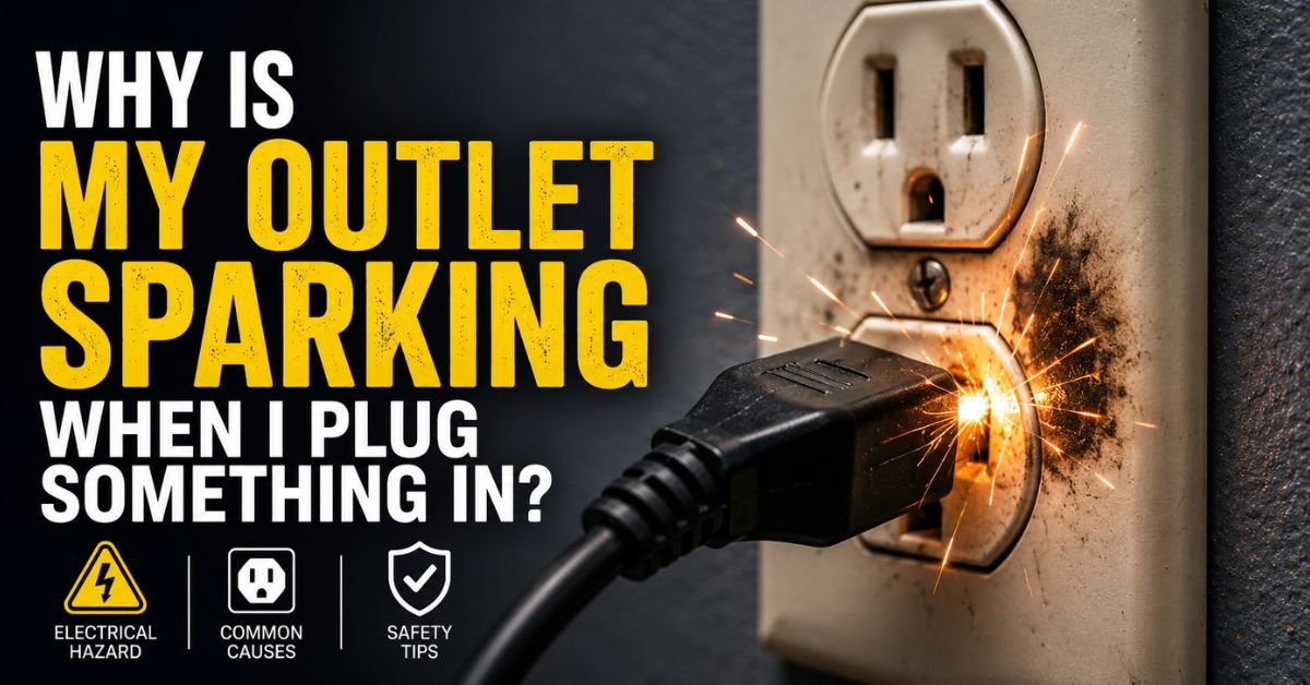 Why Is My Outlet Sparking When I Plug Something In? image