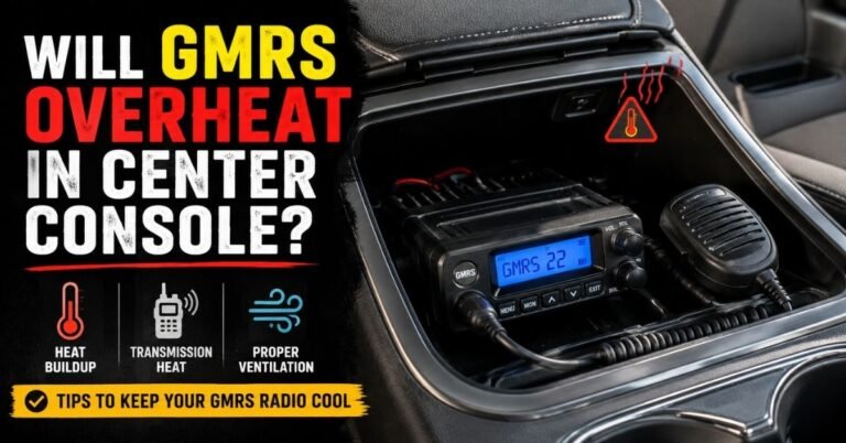 Will a GMRS Radio Overheat in the Center Console? image