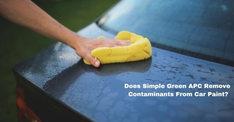 does simple green apc remove contaminants from car paint image
