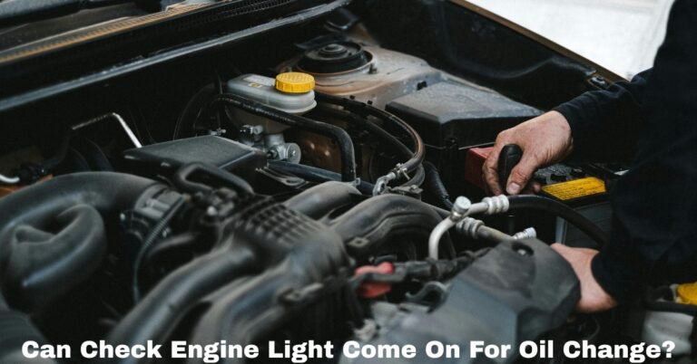 Can Check Engine Light Come On For Oil Change? image