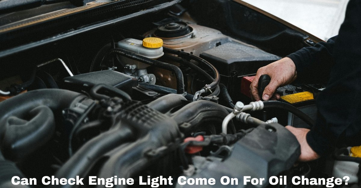 Can Check Engine Light Come On For Oil Change? image