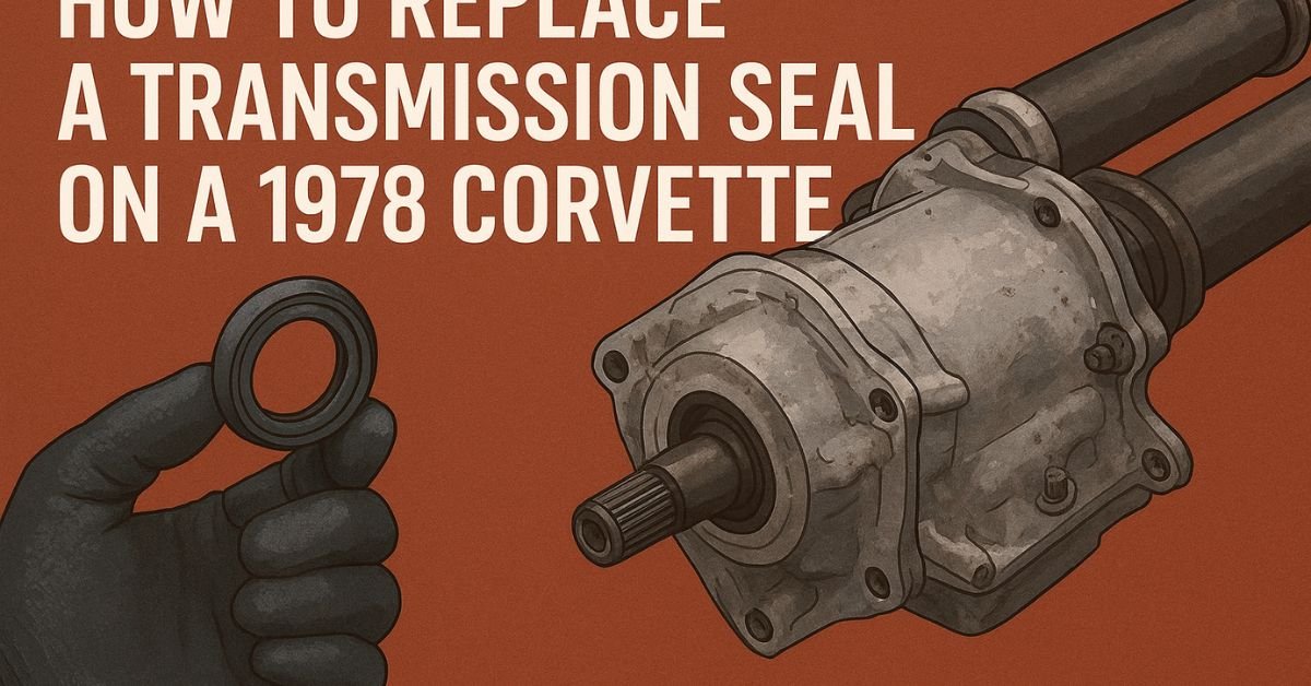 How to Replace a Transmission Seal on a 1978 Corvette image
