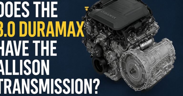 Does the 3.0 Duramax Have the Allison Transmission?