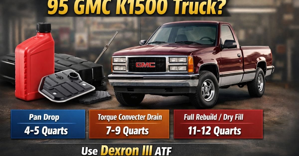 How Much Transmission Fluid Goes in a 1995 GMC K1500 Truck? image