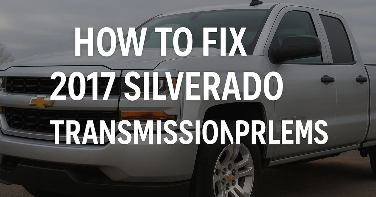 How to Fix 2017 Silverado Transmission Problems? image