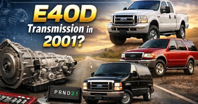 What Ford Vehicles Used an E40D Transmission in 2001? image