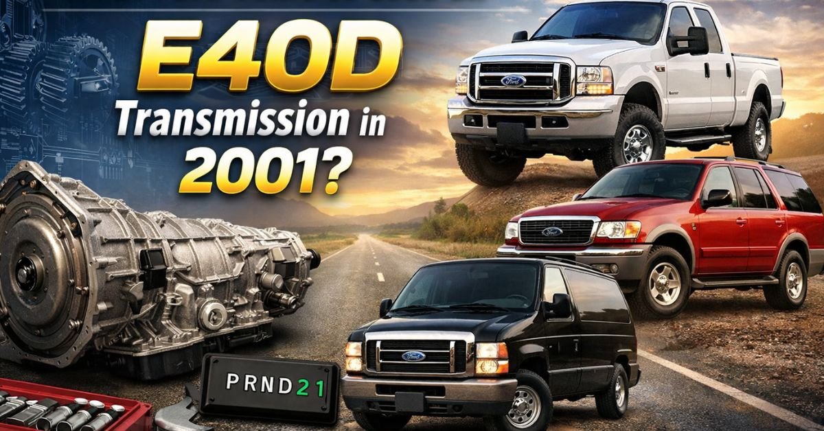 What Ford Vehicles Used an E40D Transmission in 2001? image