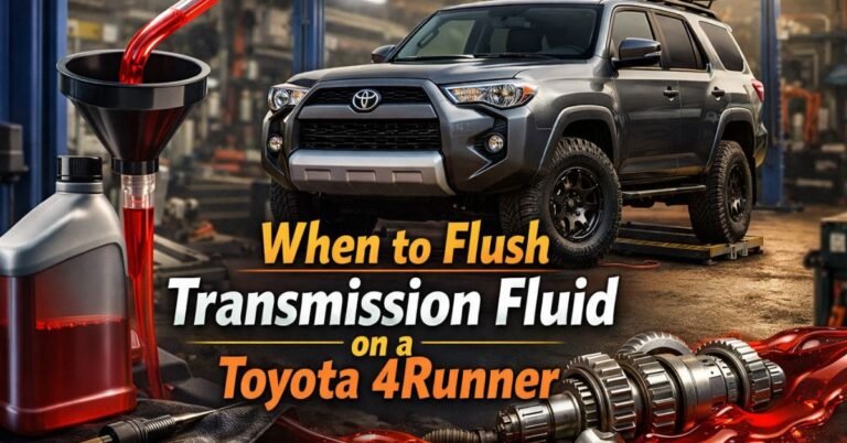 When to Flush Transmission Fluid on a Toyota 4Runner?