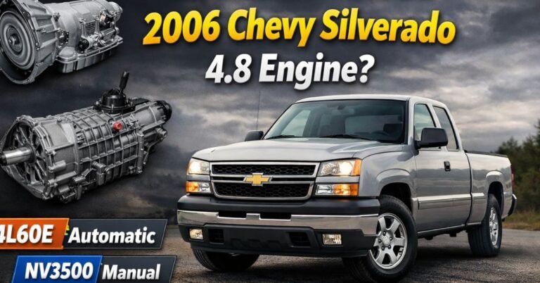 Which Transmission Is in a 2006 Chevy Silverado 4.8 Engine? image