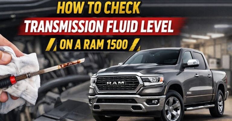 How to Check Transmission Fluid Level on a Ram 1500? image