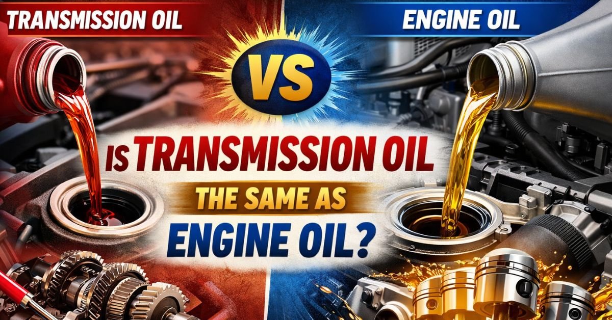 Is Transmission Oil the Same as Engine Oil? image
