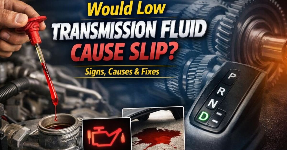 Would Low Transmission Fluid Cause Slip? image
