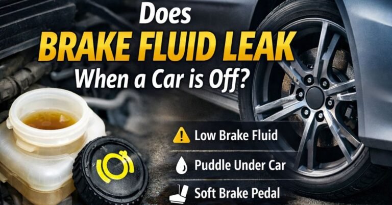 Does Brake Fluid Leak When a Car Is Off? image