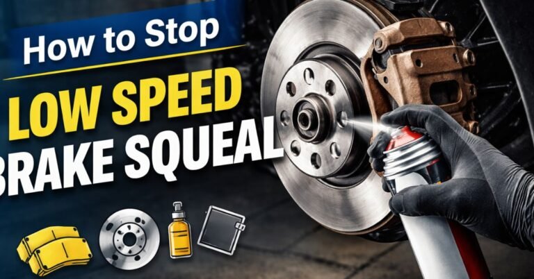 How to Stop Low Speed Brake Squeal? image