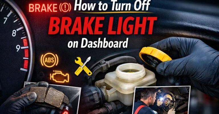 How to Turn Off Brake Light on Dashboard? image