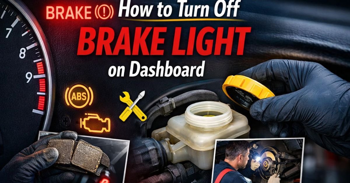 How to Turn Off Brake Light on Dashboard? image