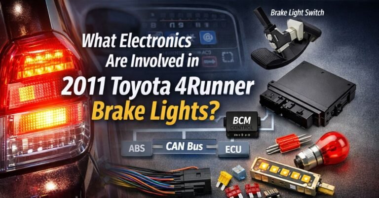 What Electronics Are Involved in 2011 Toyota 4Runner Brake Lights? image