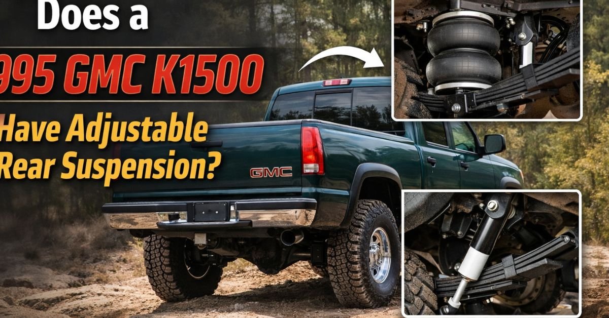 Does a 1995 GMC K1500 Have Adjustable Rear Suspension