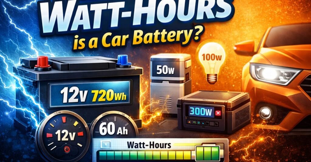 How Many Watt-Hours Is a Car Battery? | Peak Picks Place