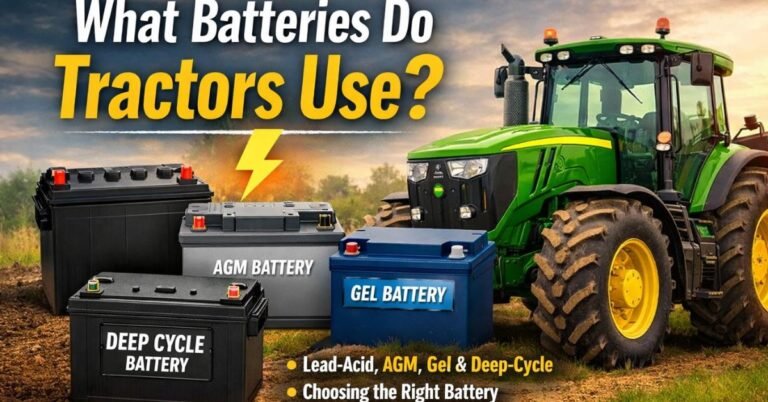 What Batteries Do Tractors Use?