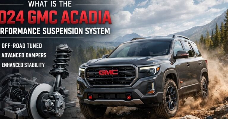 What Is the 2024 GMC Acadia Performance Suspension System? image