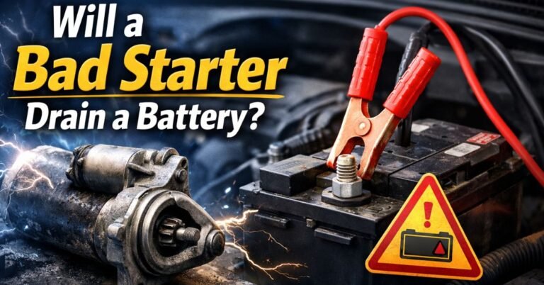 Will a Bad Starter Drain a Battery? image