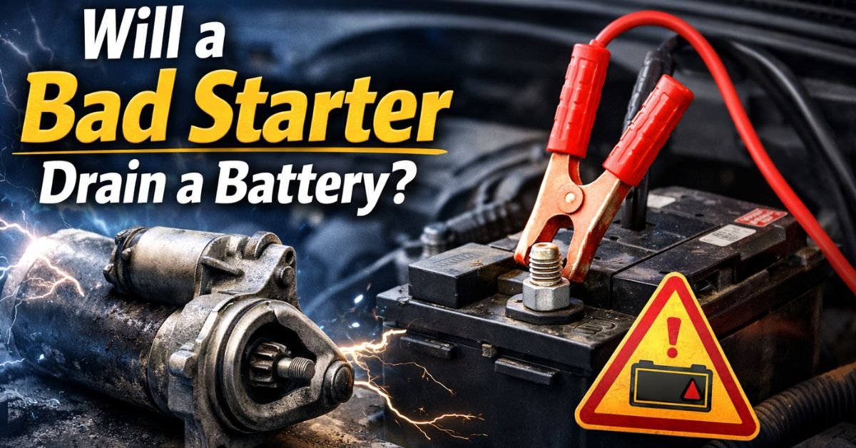 Will a Bad Starter Drain a Battery? image