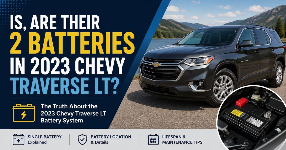Does the 2023 Chevy Traverse LT Have Two Batteries? image