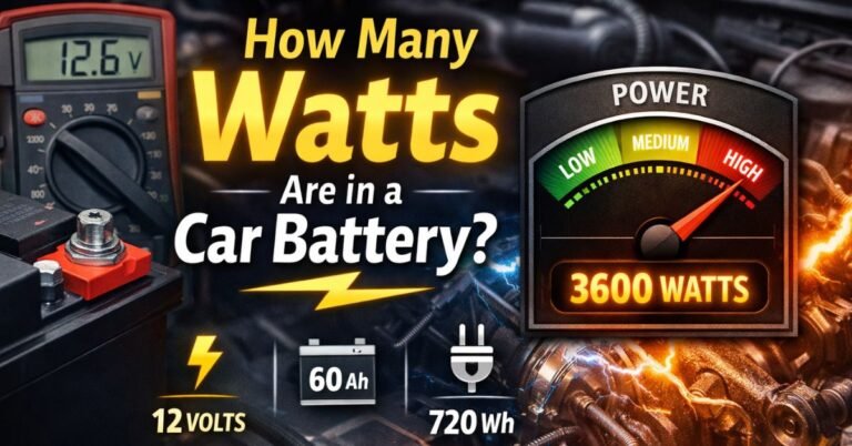 How Many Watts Are in a Car Battery? image