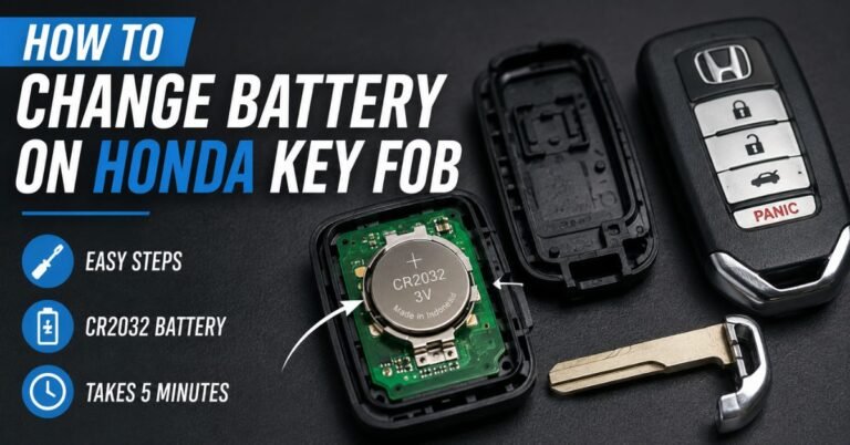 How to Change Battery on a Honda Key Fob? image